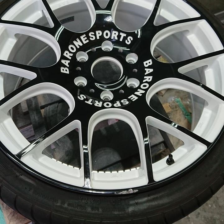 BARONE　SPORTS　ホイールリペア　施工前