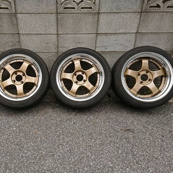 SSRホイール　カラーチェンジ　施工後