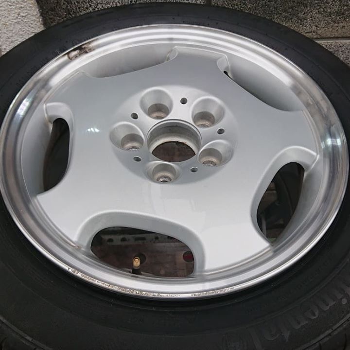 メルセデスベンツ純正ホイール　施工前