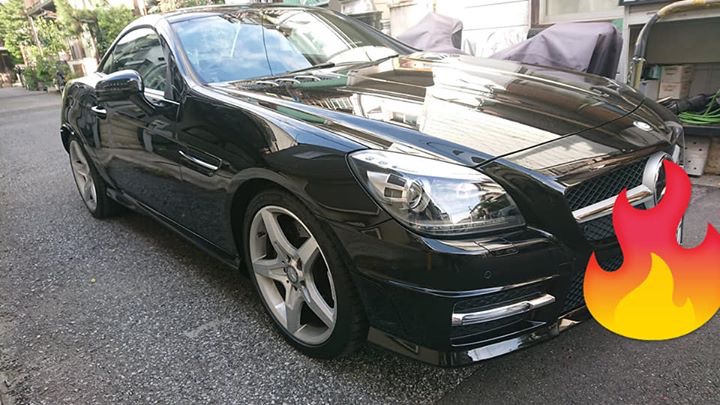 SLK200　シートリペア　施工前