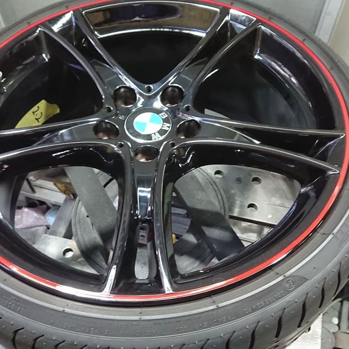 BMW20インチホイール　施工後